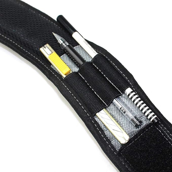 MELOTOUGH Magnetic Tool Belt Suspenders with Magnetic WristBand for Work Belt Padded Suspenders Constrcution