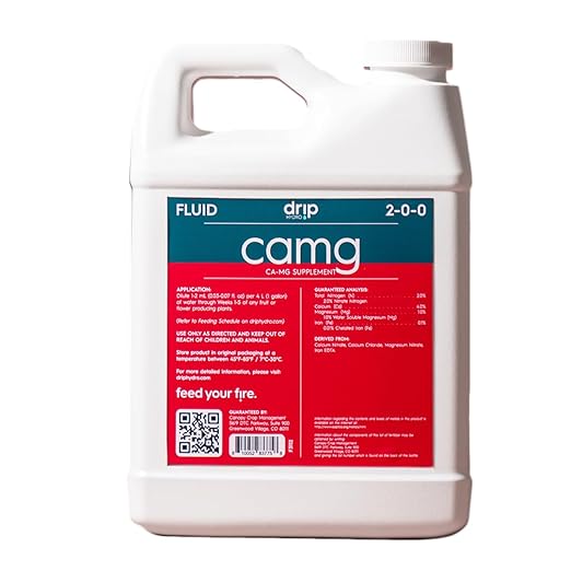 CaMg Quart | High-Concentration Calcium and Magnesium Supplement with Nitrogen and Iron | Essential Micronutrient Blend for Vigorous Plant Growth