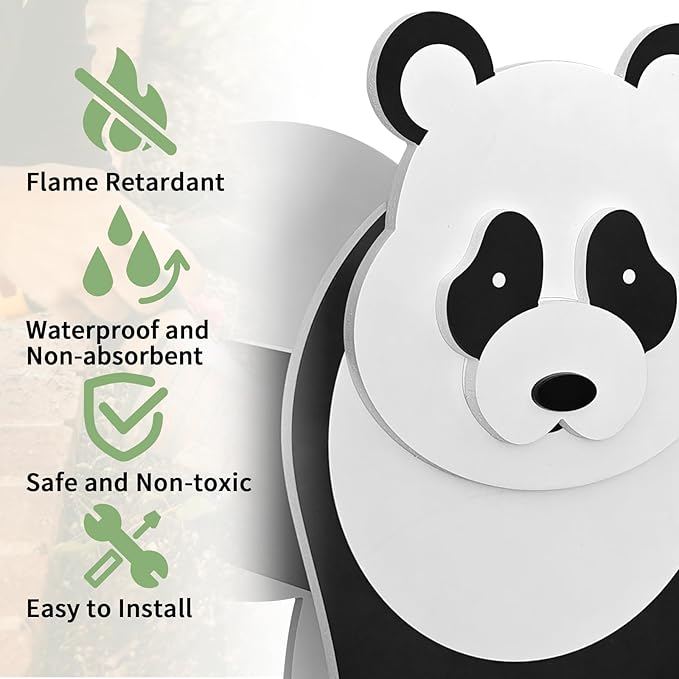 Panda Planter, Cute Animal Shape Flower Planters, Plant Pots for Indoor/Outdoor Garden Decor, Unique Gifts/Souvenirs for Pet Lovers