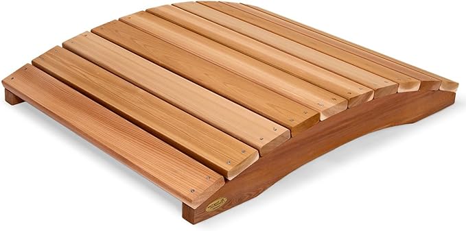 All Things Cedar Wooden Bridge, Outdoor Garden Walkway for Backyard Ponds, 3', Natural