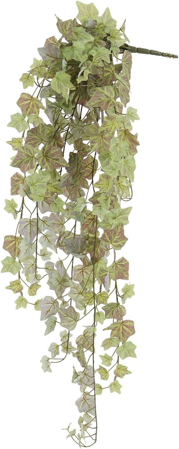 RECUTMS Ivy Garland Artificial Vines 43.3inch Fake Vines with Silk Green Leaves Hanging Plants Greenery Decoration for Home Outdoor Indoor Home Wall Garden Table Wedding Room Decor