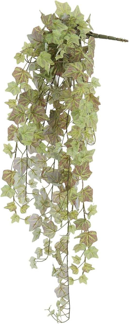 RECUTMS Ivy Garland Artificial Vines 43.3inch Fake Vines with Silk Green Leaves Hanging Plants Greenery Decoration for Home Outdoor Indoor Home Wall Garden Table Wedding Room Decor
