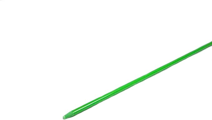 4ft Pro Snow Stakes - 48" x 5/16" Driveway Markers, Pointed Tip, Hy Viz Reflective Tape, Armor Cap (Choose Color/Quantity) (50, Green)