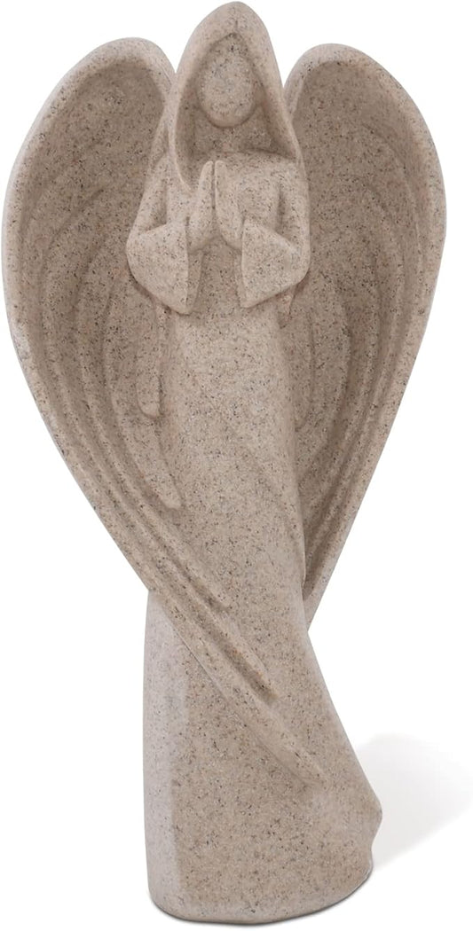SIMON'S SHOP Praying Angel Statues, 9'' Prayer Angel Figurines, Garden Angels Sculptures for Family Friends, Indoor Table Shelf Mantel Decorations