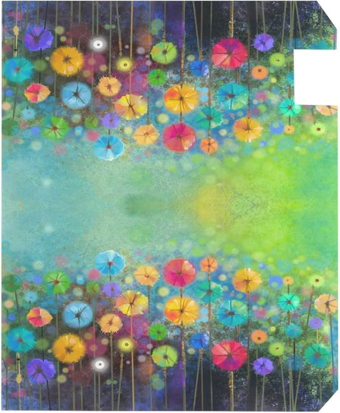 ALAZA Seasonal Nature Spring Summer Autumn Winter Flowers Magnetic Mailbox Cover Standard Size for Garden Yard Outdoor Decorations-18 x 20.8"