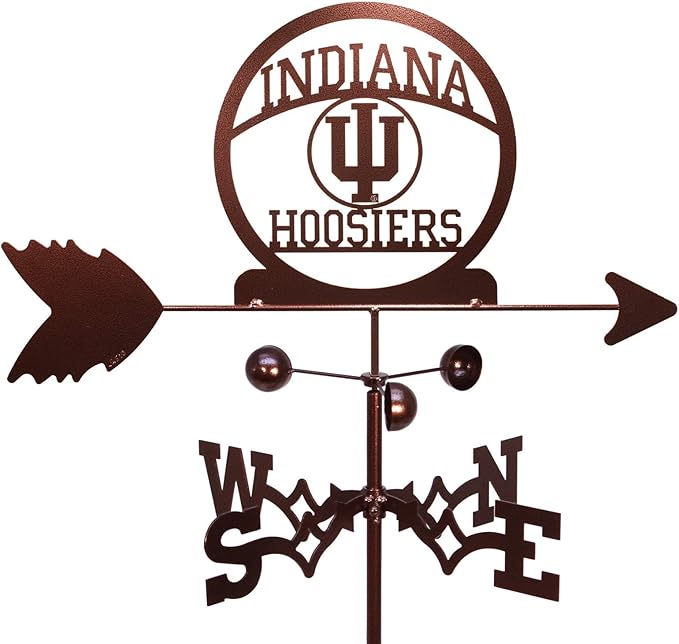 SWEN Products Indiana Hoosiers Weathervane (Garden Stake Included)