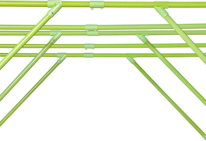 Grape Trellis | 79'' L x 59'' W x 79'' H Grape Vine Support Arch Arbor | Plant Climbing Pergola | Arbour Gazebo Trellis Rack Pergola | Plant Support Rack Trellises for Vegetable Fruit (Green)