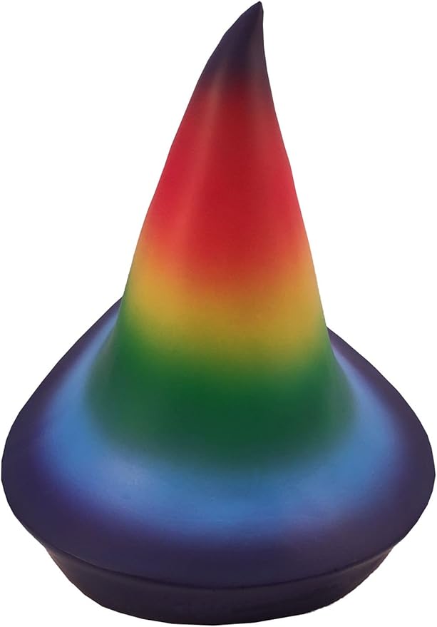 GlitZGlam Giant Baby Gnome for Your Enchanted Gnome and Fairy Garden (6 Inches Tall) (Rainbow)