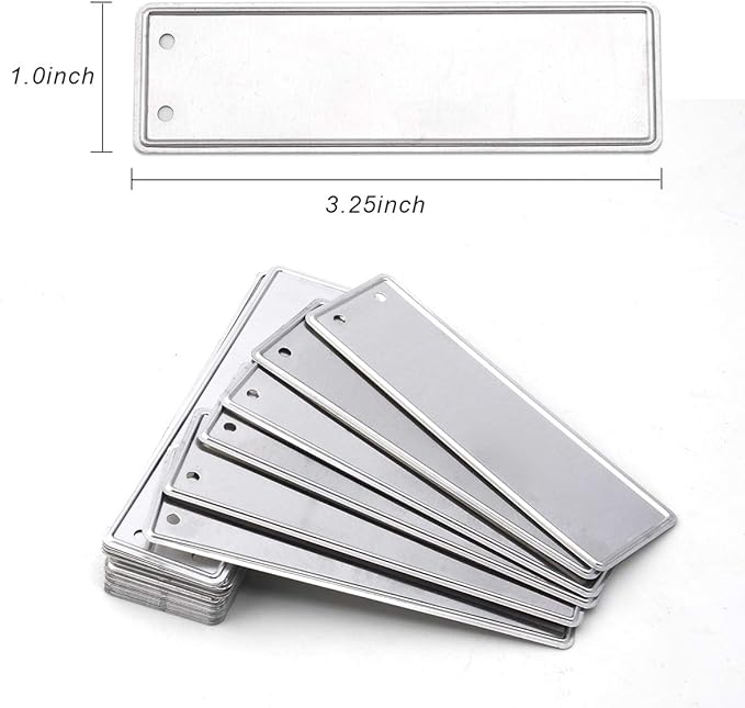 Coolrunner Plant Labels, Aluminum Plant Tags with 6 Inch Wires (100)