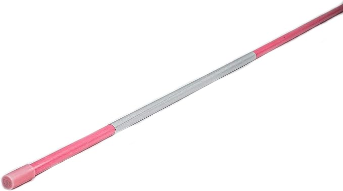 4ft Pro Snow Stakes - 48" x 5/16" Driveway Markers, Pointed Tip, Hy Viz Reflective Tape, Armor Cap (Choose Color/Quantity) (100, Pink)