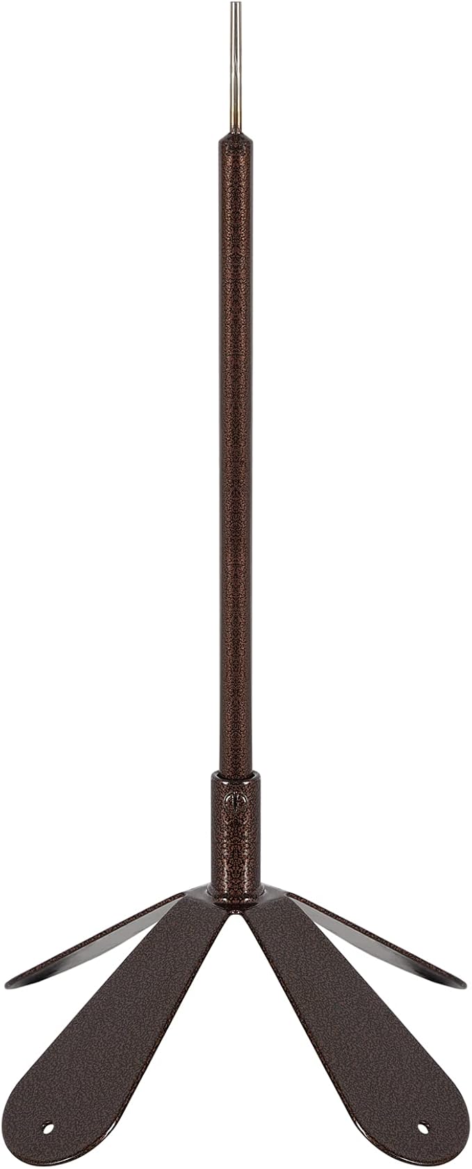 EZ Vane Weathervane 4-Sided Mount — Antique Copper Finish, Handcrafted in USA, Steel with Durable Triple Powder Coating
