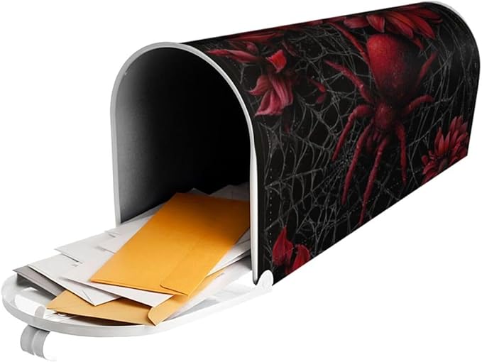 Halloween Mailbox Covers Magnetic Letterbox Covers 21x18 Inch for Garden Outdoor Decoration