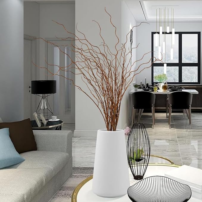 Artificial Plants Faux Greenery Eucalyptus Stems,Faux Branches for Vase Filler,Artificial Ficus Twig Branches Stems for Shop Garden Office Home Décor (3, Stems02)