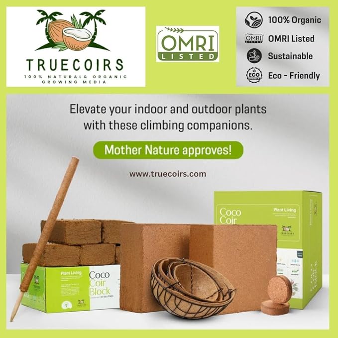100mm Organic Coco Coir Seed Starter Pellets,Starter Plugs,Potting Soil Pellets -25 pcs - Just Add Water - Seed Starting, Plants&More