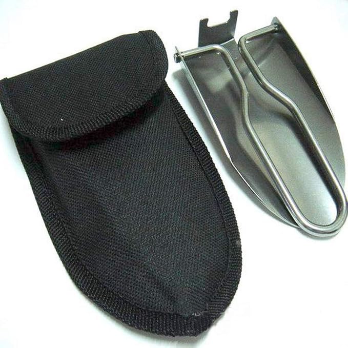 Toasis Garden Trowel Mini Outdoor Foldable Hand Shovel (Olive-2pcs)