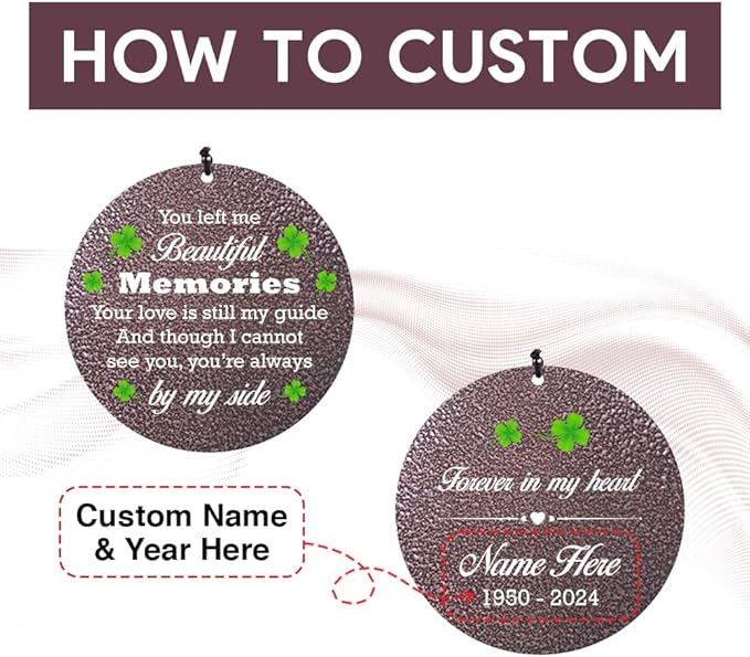 Personalized Memorial Wind Chime, Sympathy Wind Chimes for Loss of Loved One, Bereavement & in Memory Wind Chimes, Sympathy Gifts in Memory of Father, Mother or a Loved One, Product in USA