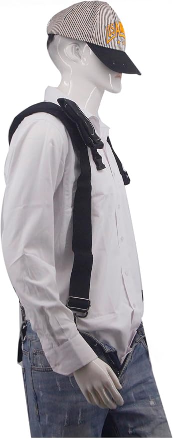 Cedriany Tool Belt Suspenders for Work Belt Suspenders Heavy Duty Padded with Attachment Loops for Men