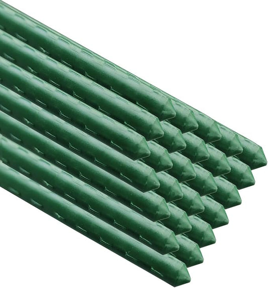 36 Inch Plant Support Garden Stakes, Steel Tomato Plant Stakes, Pack of 25