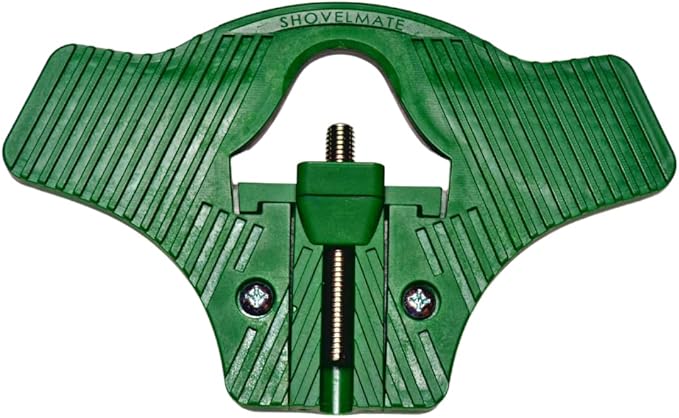 Non-Skid Shovel Attachment (Set of 2) – Back-Saving Ergonomic Shovel Foot Step for Easier Digging & Landscaping | Heavy-Duty Shovel Grip Accessory, Fits Most Shovels – Green