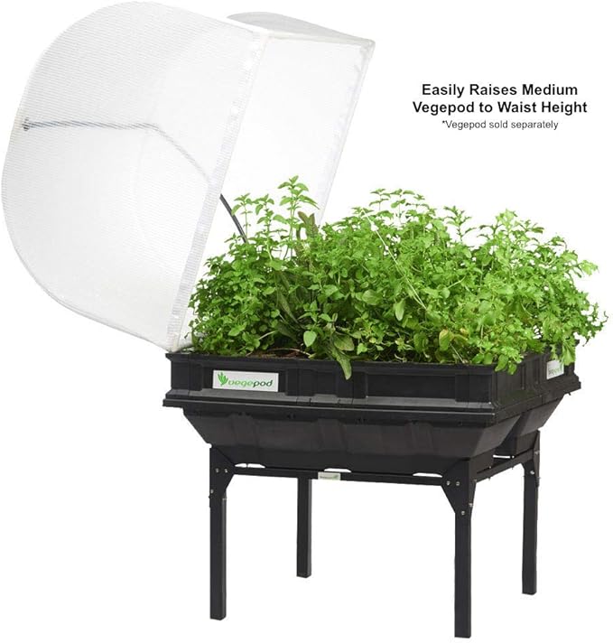 vegepod - Raised Garden Bed - Self Watering Container Garden Kit with Protective Cover, Easily Elevated to Waist Height, 10 Years Warranty (Medium, Stand)