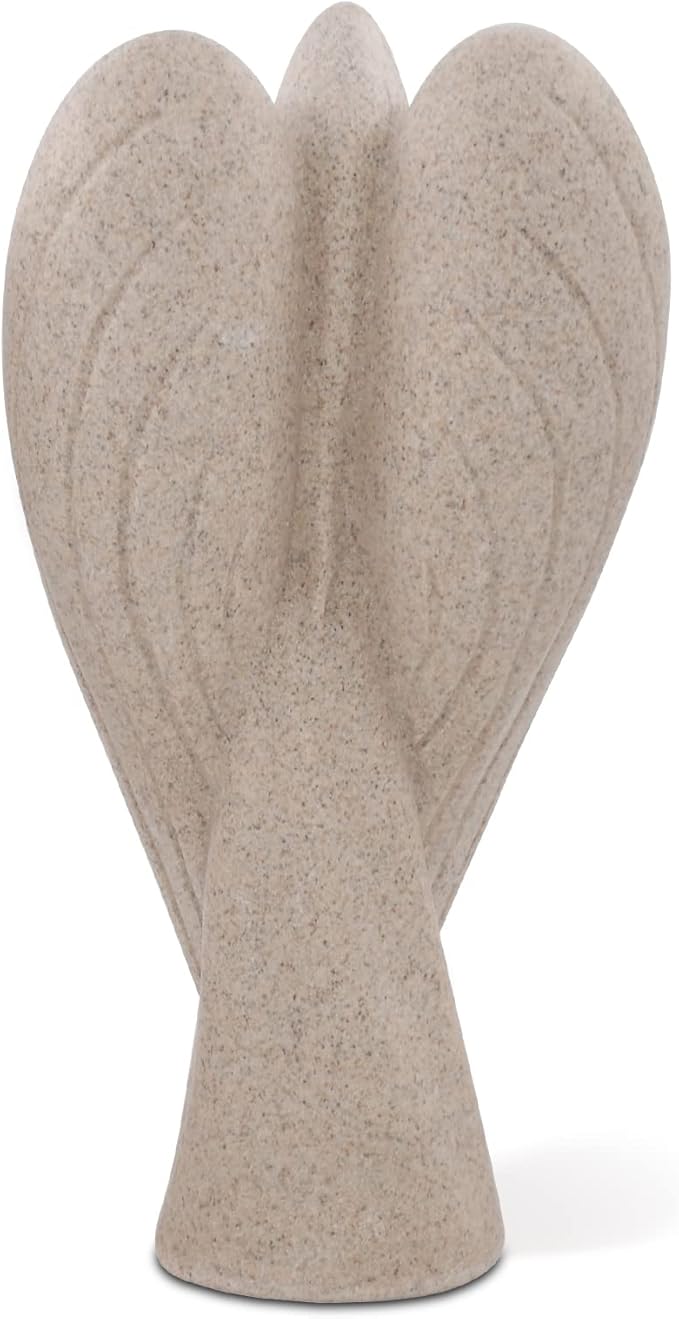 SIMON'S SHOP 9'' Angel Statues, Garden Prayer Angels Figurines Décor, Standing Praying Angel Sculptures for Entryways Bookshelf Table Mantel Decorations