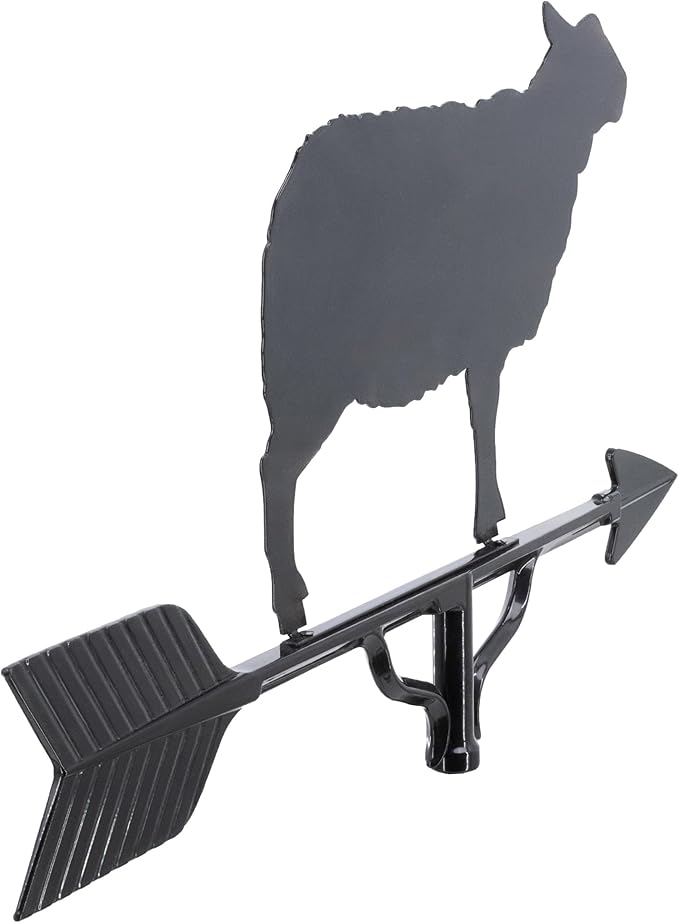 Sheep Weathervane - Metal Sheep Weathervane - Roof Mount Included - 4 Mount Options - 14 Colors Available