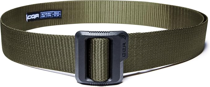 CQR Tactical Belt, Military Style Heavy Duty Belt, Webbing EDC Quick-Release Buckle