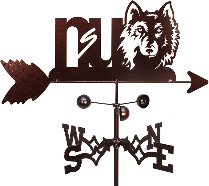 SWEN Products Northern State Wolves Weathervane (Roof Mount Included)