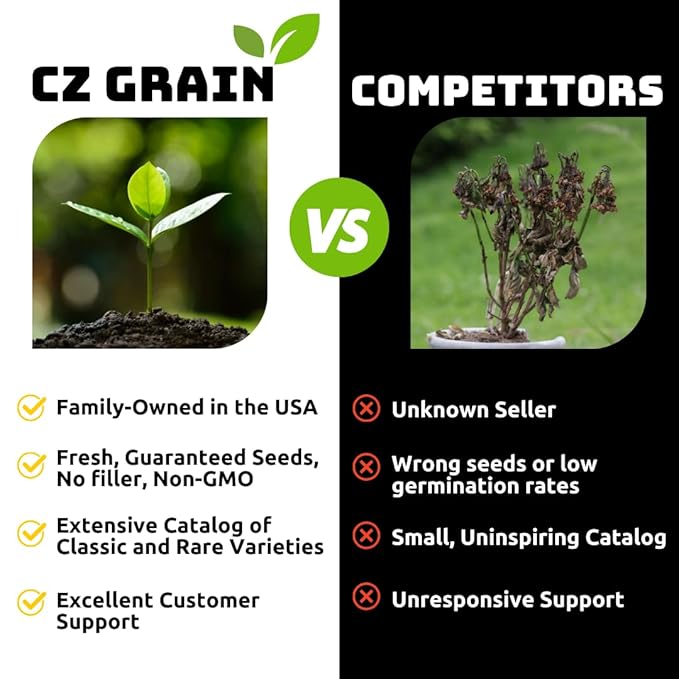 22 lbs Open-Pollinated Rye Seeds – Non-GMO, Premium Cover Crop, Forage, Food Plot, Soil Builder, Erosion Control, Deer & Wildlife Friendly, Fast-Growing and Hardy