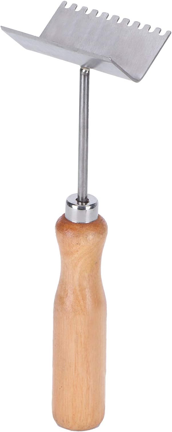 Beekeeping Shovel, 8.7x2.0x2.4in Queen Bee Excluder Bee Frame Tool Stainless Steel Honey Scraper Shovel for Garden
