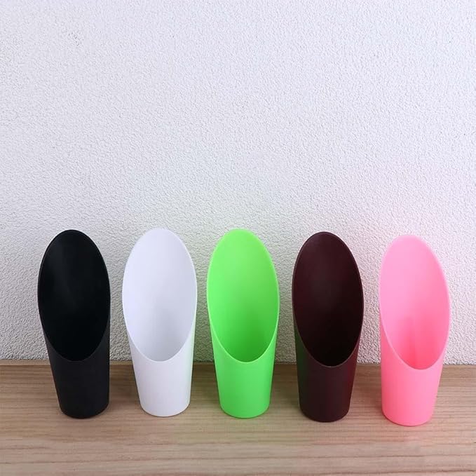 Plastic Garden Soil Scoops, Cup Spade Shovel Mini Colorful Soil Scoops Plant Potting Shovels Bucket Shovel Gardening Tools Hand Tools Shovels (Green)