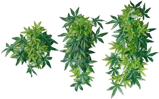 Dsoar 30cm/12in Aquarium Decorations Plants Artificial Fake Plastic Water Grass Plants for Fish Tank Aquarium Decor Artificial Hanging Plants