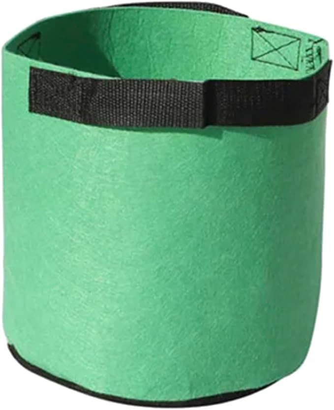 Drip Depot Fabric Plant Grow Bags - Capacity : 2 Gallon - Color : Green