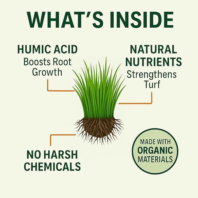 GS Plant Foods Green Envy Liquid Lawn Food – Fall & Winter Lawn Prep Fertilizer for Strong Roots and Resilient Grass, Suitable for Organic Growing (1 Gallon)