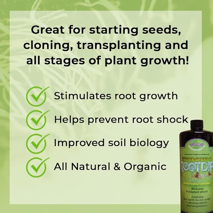 Microbe Life Hydroponics Premium Foliar Spray & Root Dip for Fruits & Vegetables, Use with Any Feeding Systems Including Hydroponics or Soil, for Sale in Oregon, 16 Ounces