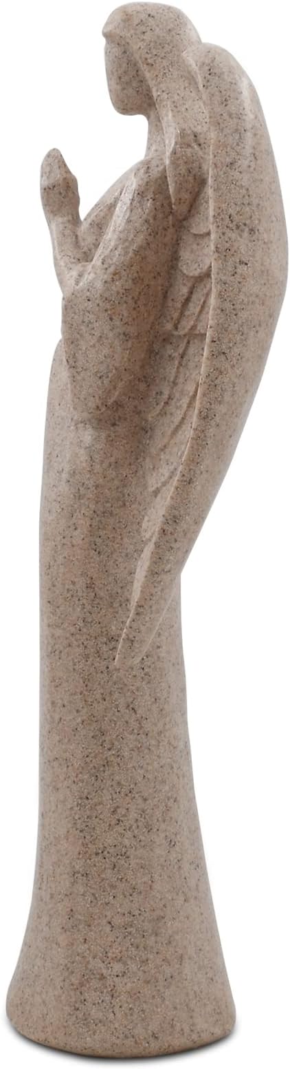 Praying Angel Sculptures, Angel of Prayer Statues, 9'' Tall Garden Standing Angels Figurines for Home Indoor Bookshelf Table Mantel Décor