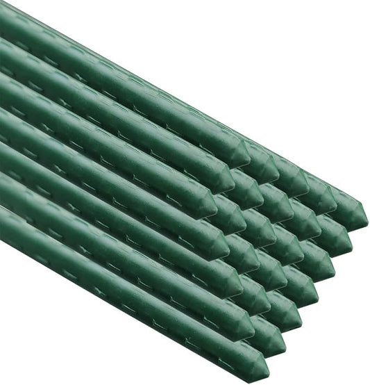 30 Inch Plant Support Garden Stakes, Steel Tomato Plant Stakes, Pack of 25