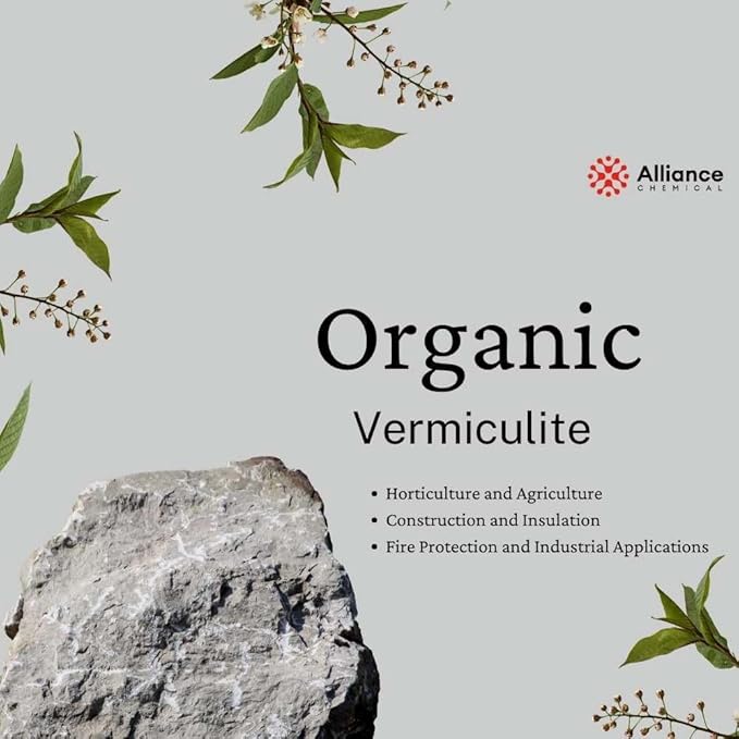 Premium Organic Fine Vermiculite - 5.3 Quarts - Soil Amendment for Lush Gardens, Essential for Mushroom Cultivation, Potting Plants, and Composting