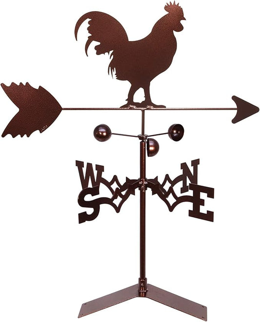 SWEN Products Rooster Chicken Weathervane (Roof Mount Included)