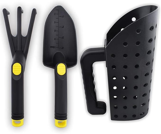 Metal Detector Accessories, Sand Scoop Sand Shovel & Trident Rake Digging Tools for Metal Detecting, Beach Shelling, Sand Sifter at The Beach & More for Kids and Adult