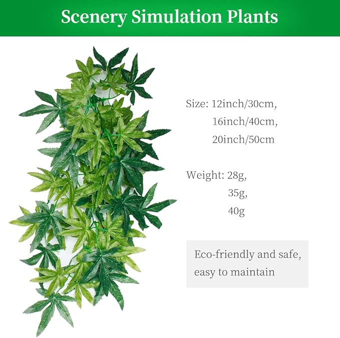 Dsoar 30cm/12in Aquarium Decorations Plants Artificial Fake Plastic Water Grass Plants for Fish Tank Aquarium Decor Artificial Hanging Plants