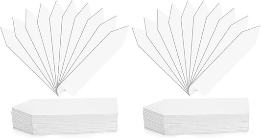 Foraineam 1000 Pcs 4 Inches Plant Labels Plastic Plant Tags Nursery Garden Labels Pot Marker Garden Stake Tags (Pack of 2)
