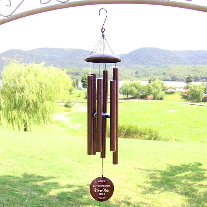 Retirement Wind Chimes, Retirement Gifts of 2024, Happy Retirement Decorations, Best Gifts for Retirement, Decorative Wind Chimes Outdoor, Product in USA