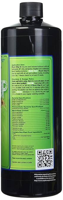 Microbe Life Hydroponics PH21669 Root Dip O, 32oz, Oregon
