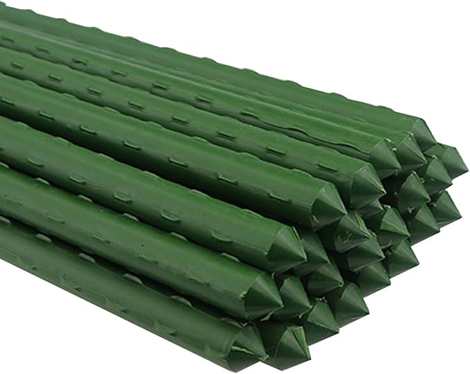 Sunnyglade 50PCS 48” Plant Stakes Garden Tomato Sticks Plant Stakes & Supports for Potted Plants