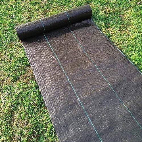 Agfabric Landscape Fabric 6.5x300ft Weed Barrier Fabric Heavy Duty, Weed Block Gardening Ground Cover Mat,Woven Geotextile Fabric for Commercial Driveway