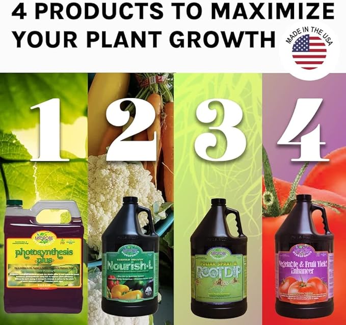 Microbe Life Hydroponics Premium Foliar Spray & Root Dip for Fruits & Vegetables, Use with Any Feeding Systems Including Hydroponics or Soil, for Sale in Oregon, 16 Ounces