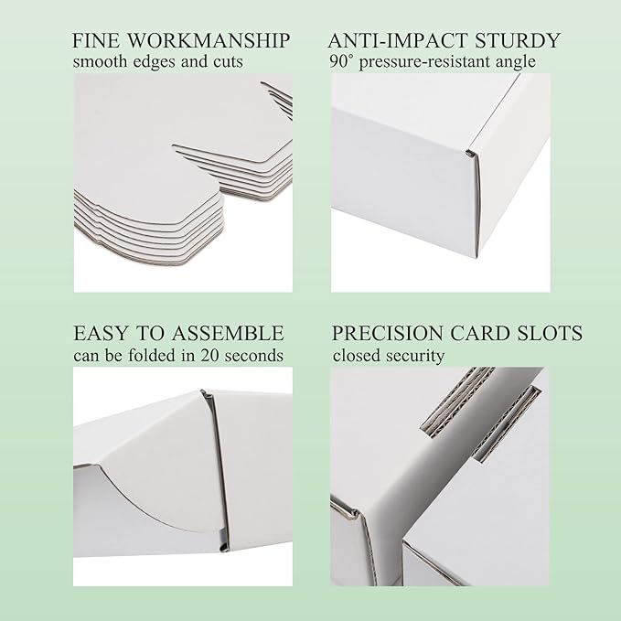 Small Shipping Boxes 7x5x3 Inch (25 Pack) - Sturdy White Corrugated Cardboard Boxes for Small Business, Ecommerce, Mailing & Packaging | Recyclable Gift & Storage Boxes