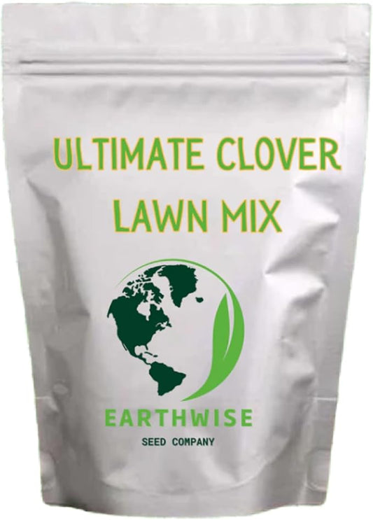 Earthwise Ultimate Clover Lawn Mix – Low-Maintenance, Eco-Friendly Yard- 1lb - Covers 500sqft