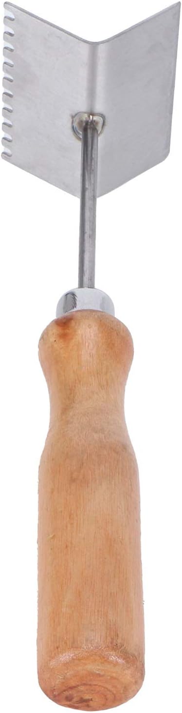 Beekeeping Shovel, 8.7x2.0x2.4in Queen Bee Excluder Bee Frame Tool Stainless Steel Honey Scraper Shovel for Garden